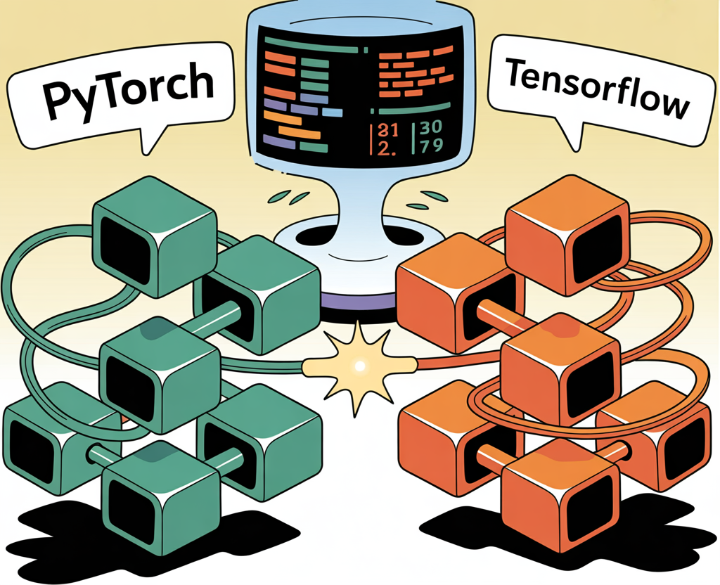 Deep Learning Frameworks: PyTorch vs. TensorFlow in 2025