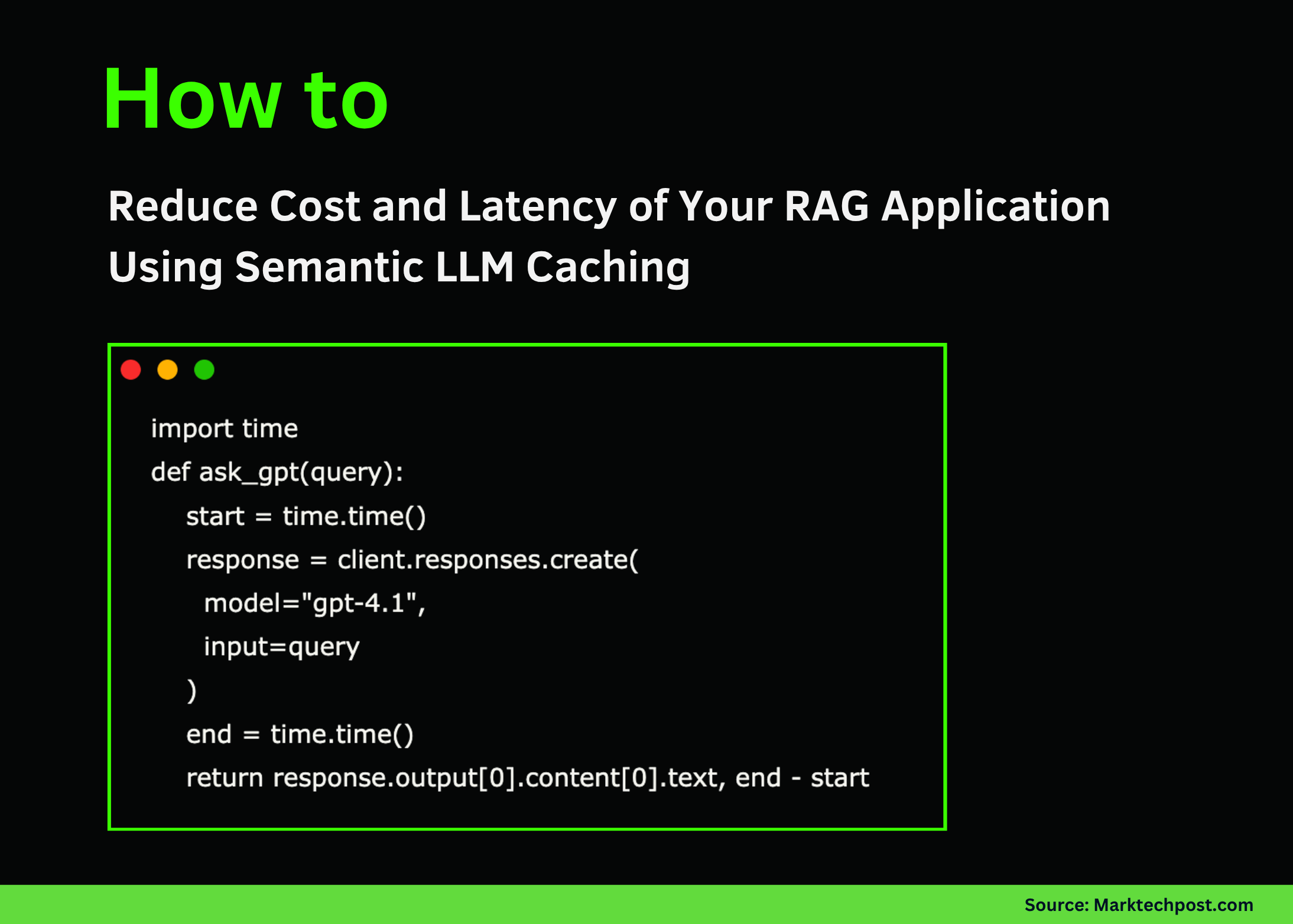 How to Reduce Cost and Latency of Your RAG Application Using Semantic LLM Caching