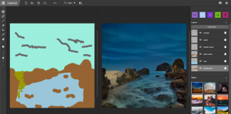 NVIDIA Introduces Canvas AI Painting Tool To Help Artists Quickly Paint Beautiful, Realistic Artwork
