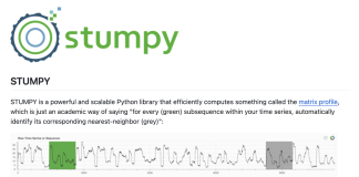 Stumpy: A Powerful and Scalable Python Library for Modern Time Series Analysis
