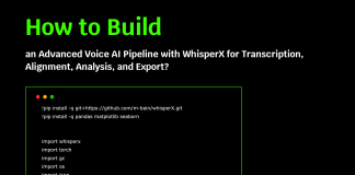How to Build an Advanced Voice AI Pipeline with WhisperX for Transcription, Alignment, Analysis, and Export?