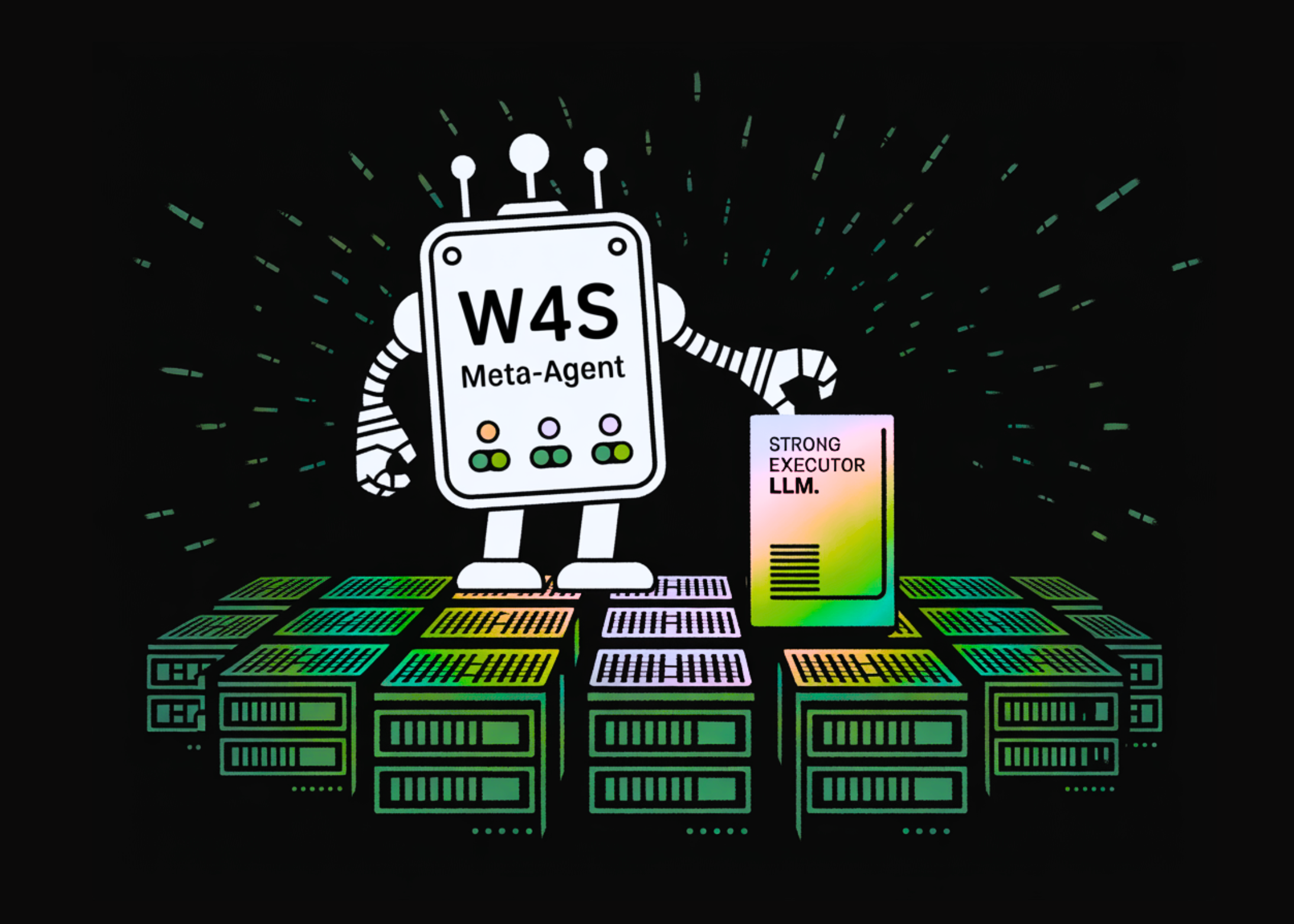 Weak-for-Strong (W4S): A Novel Reinforcement Learning Algorithm that Trains a weak Meta Agent to Design Agentic Workflows with Stronger LLMs