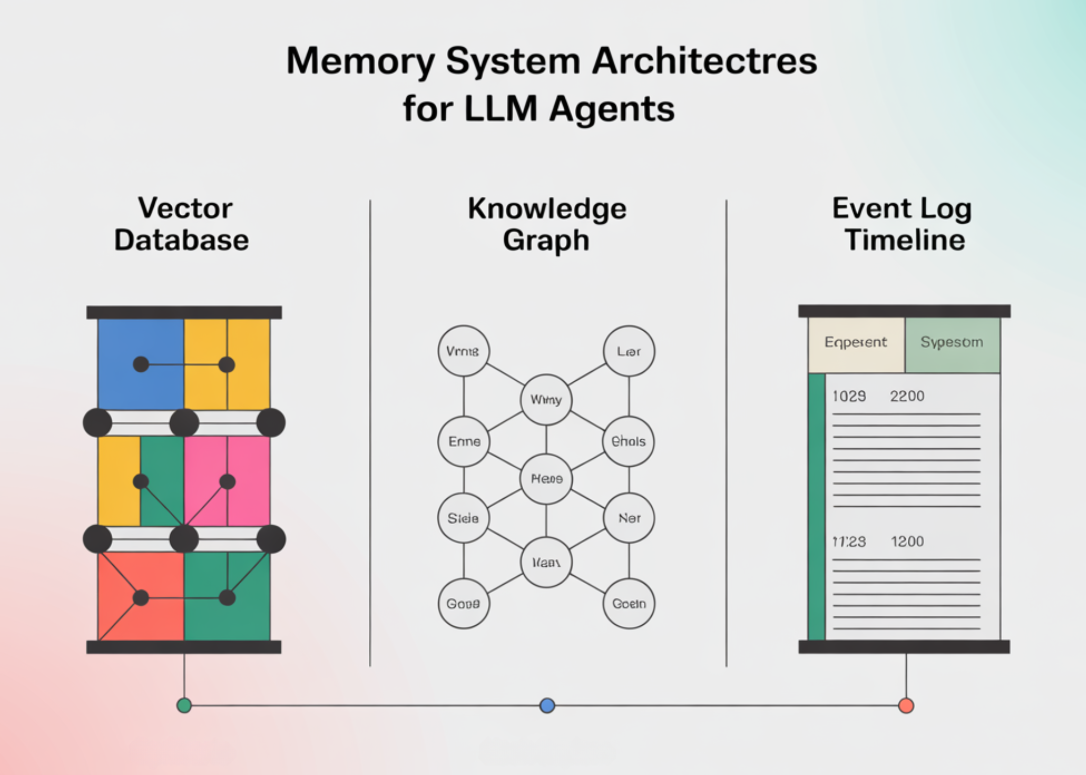 Comparing Memory Systems for LLM Agents: Vector, Graph, and Event Logs