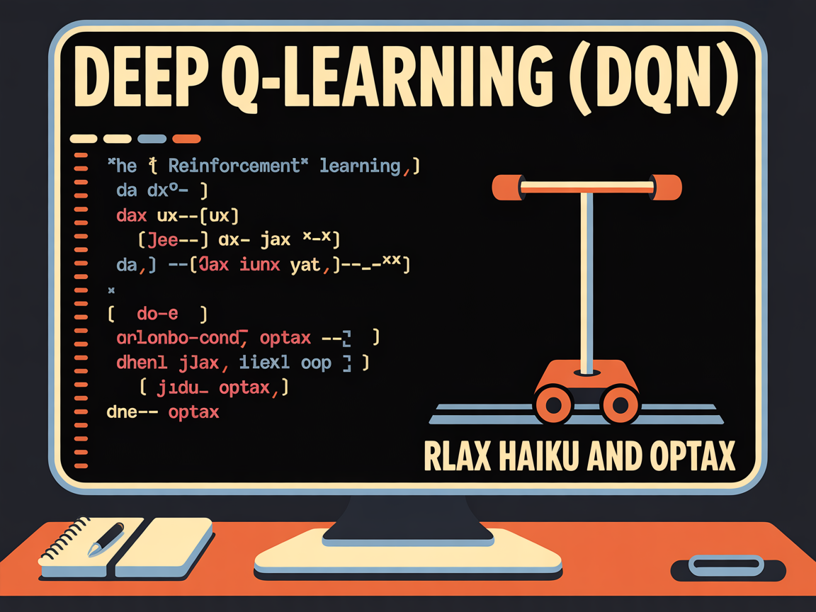Implementing Deep Q-Learning (DQN) from Scratch Using RLax JAX Haiku and Optax to Train a CartPole Reinforcement Learning Agent
