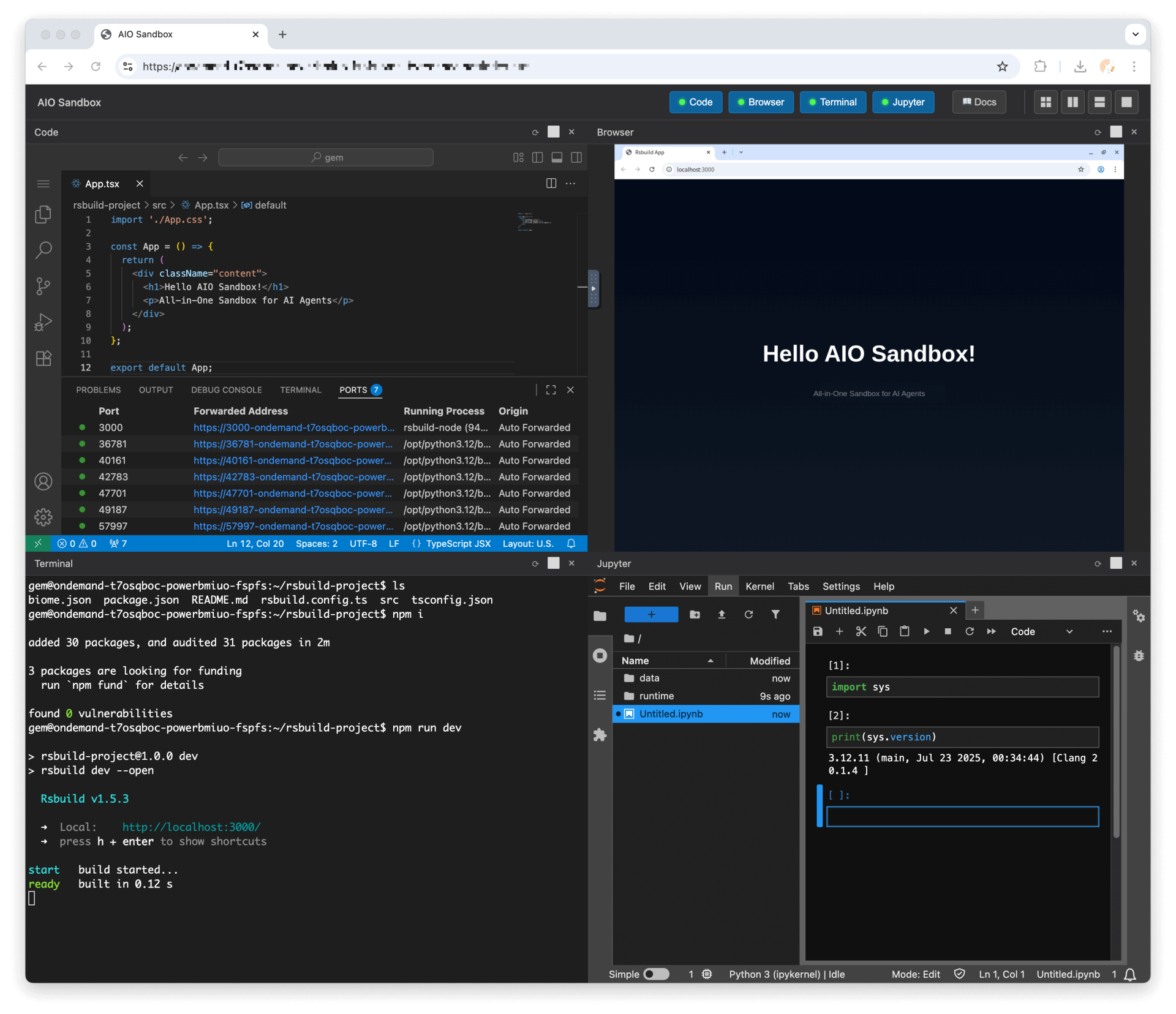Agent-Infra Releases AIO Sandbox: An All-in-One Runtime for AI Agents ...