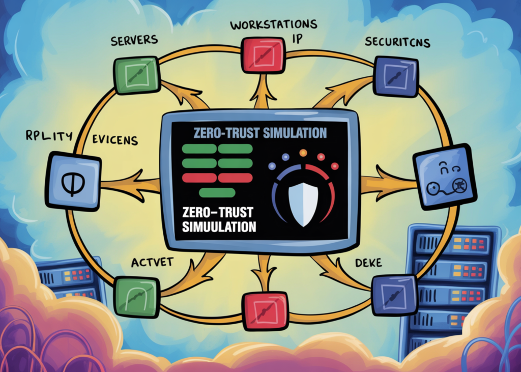 How to Build a Dynamic Zero-Trust Network Simulation with Graph-Based Micro-Segmentation, Adaptive Policy Engine, and Insider Threat Detection