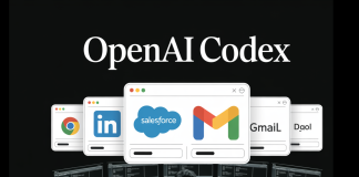 OpenAI Adds Chrome Extension to Codex, Letting Its AI Agent Access LinkedIn, Salesforce, Gmail, and Internal Tools via Signed-In Sessions
