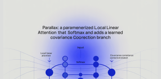Parallax: A Parameterized Local Linear Attention That Keeps Softmax and Adds a Learned Covariance Correction Branch