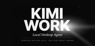 Moonshot AI Launches Kimi Work, a Local Desktop Agent Reportedly Running on Kimi K2.6 With a 300-Sub-Agent Agent Swarm