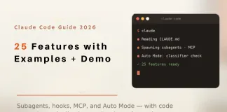 Claude Code Guide 2026: 25 Features with Examples Demo