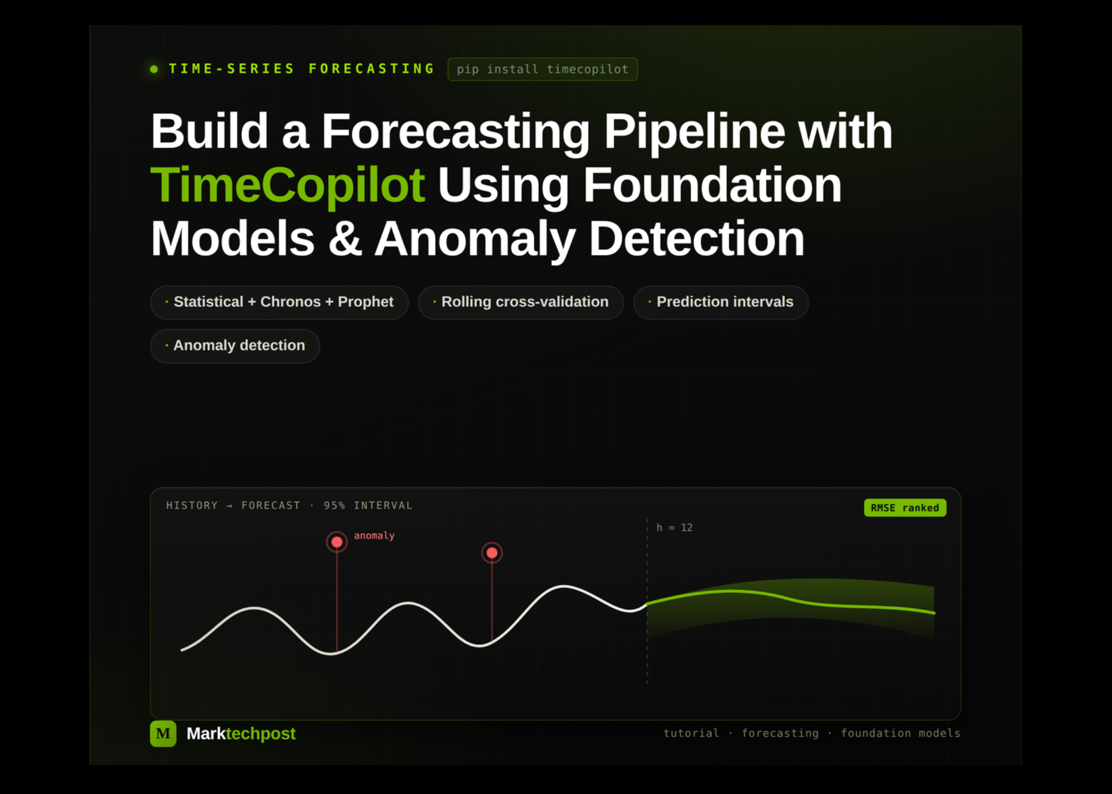 How to Build a Forecasting Pipeline with TimeCopilot Using Foundation Models and Automated Anomaly Detection