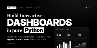How to Design Python-First Interactive Dashboards with Prefab Reactive UI Components and Static HTML Export