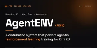 Kimi AI and kvcache-ai Open Sources ‘AgentENV’: A Distributed System that Powers Agentic Reinforcement Learning (RL) Training for Kimi K3 Kimi AI and kvcache-ai Open Sources 'AgentENV'