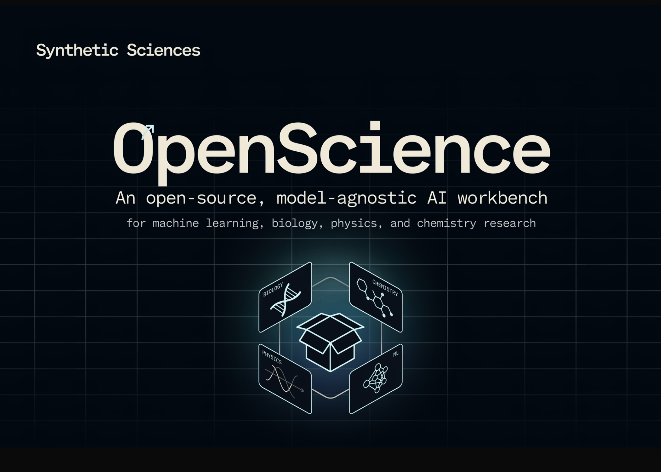 Synthetic Sciences Releases OpenScience: An Open-Source, Model-Agnostic AI Workbench for Machine Learning, Biology, Physics, and Chemistry Research Synthetic Sciences Releases OpenScience: An Open-Source, Model-Agnostic AI Workbench for Machine Learning, Biology, Physics, and Chemistry Research