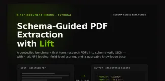 Using Lift to Turn Research PDFs into Structured JSON with Controlled, Schema-Guided Field-Level Evaluation Using Lift to Turn Research PDFs into Structured JSON with Controlled, Schema-Guided Field-Level Evaluation