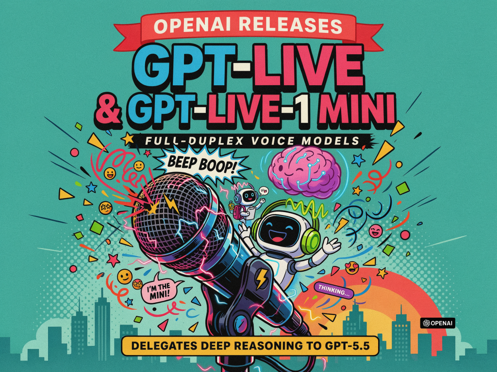 OpenAI Releases GPT-Live and GPT-Live-1 mini: Full-Duplex Voice Models That Delegate Deeper Reasoning to GP…