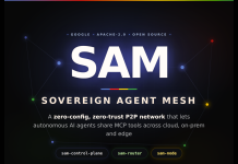 Meet SAM (Sovereign Agent Mesh): A Zero-Config, Zero-Trust P2P Network for AI Agents Meet SAM (Sovereign Agent Mesh): A Zero-Config, Zero-Trust P2P Network for AI Agents