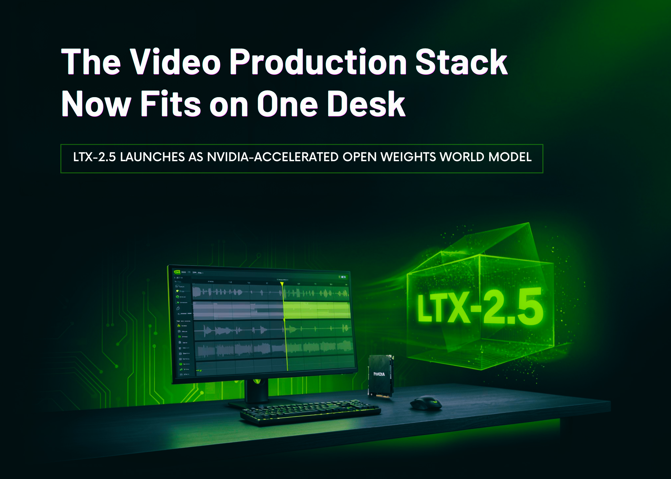 The Video Production Stack Now Fits on One Desk: LTX-2.5 Launches as NVIDIA-Accelerated Open Weights World Model