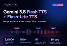 Google Releases Gemini 3.8 Flash TTS and Flash-Lite TTS With Prompt-Based Voice Design Google Releases Gemini 3.8 Flash TTS and Flash-Lite TTS With Prompt-Based Voice Design