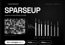 Linkup Research Releases SPARSEUP: A 149M-Parameter Open-Source Sparse Embedding Model Linkup Research Releases SPARSEUP: A 149M-Parameter Open-Source Sparse Embedding Model