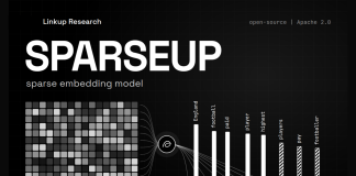 Linkup Research Releases SPARSEUP: A 149M-Parameter Open-Source Sparse Embedding Model Linkup Research Releases SPARSEUP: A 149M-Parameter Open-Source Sparse Embedding Model