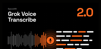 SpaceXAI Releases Grok Voice Transcribe 2.0: A Speech-to-Text API Claiming 2x Accuracy Over 1.0 at $0.10 per Hour SpaceXAI Releases Grok Voice Transcribe 2.0