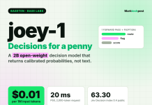 Baseten Releases joey-1, a 2B Decision Model at $0.01 per 1M Tokens Baseten Releases joey-1, a 2B Decision Model at $0.01 per 1M Tokens
