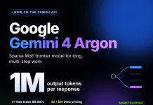 Google Releases Gemini 4 Argon API With 1M Token Output Limit Google Releases Gemini 4 Argon API With 1M Token Output Limit