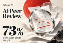 Sakana AI’s LLM Peer Review System Catches 73% of Core-Claim Errors
