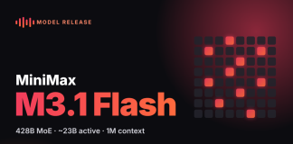 MiniMax Just Launched M3.1 Flash: 428B MoE Agentic Model at $0.15/M Input MiniMax Launches M3.1 Flash: 428B MoE Agentic Model at $0.15/M Input