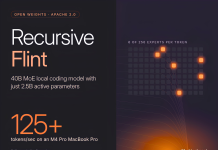 Recursive Releases Flint, an Open-Weight 40B MoE Local Coding Model for Agents with 2.5B Active Params Recursive Releases Flint, an Open-Weight 40B MoE Local Coding Model for Agents with 2.5B Active Params
