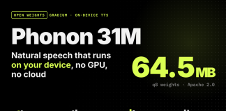 Gradium Open-Sources Phonon, a 31M-Parameter On-Device TTS Model Under Apache 2.0 Gradium Open-Sources Phonon, a 31M-Parameter On-Device TTS Model Under Apache 2.0