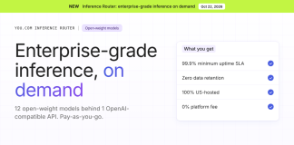 You.com Launches Inference Router: 12 Open-Weight Models With 99.9% Uptime SLA