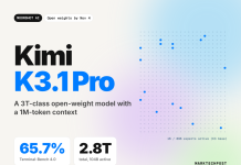 Moonshot AI Releases Kimi K3.1 Pro: A 2.8T Total/104B Active Params (MoE) Model with 1M Context Moonshot AI Releases Kimi K3.1 Pro: A 2.8T Total/104B Active Params (MoE) Model with 1M Context