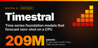 Mistral AI Releases Timestral: A 209M Forecasting Model Family That Outperforms Google’s TimesFM-3 Mistral Timestral: 209M Time Series Foundation Model Runs on CPU