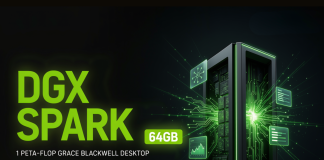 NVIDIA Announces DGX Spark 64GB: A 1-PetaFLOP Grace Blackwell Desktop for Local AI Agents, Fine-Tuning, and Inference NVIDIA Announces DGX Spark 64GB
