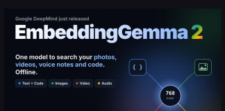 Google DeepMind Releases EmbeddingGemma 2, a 740M Open Multimodal Embedding Model Built on Gemma 4 Google DeepMind Releases EmbeddingGemma 2